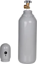 Cilindro de nitrogênio 7L (1 m³) MAT com válvula e capacete de proteção