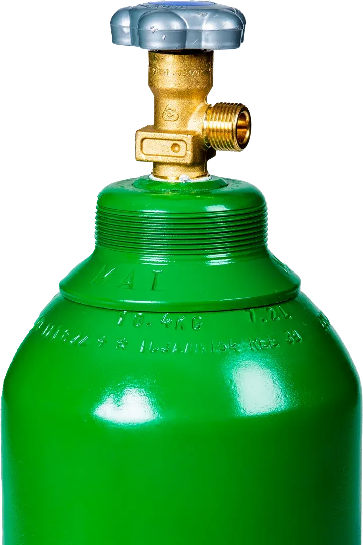 Cilindro de oxigênio medicinal com válvula, produto Oxigás